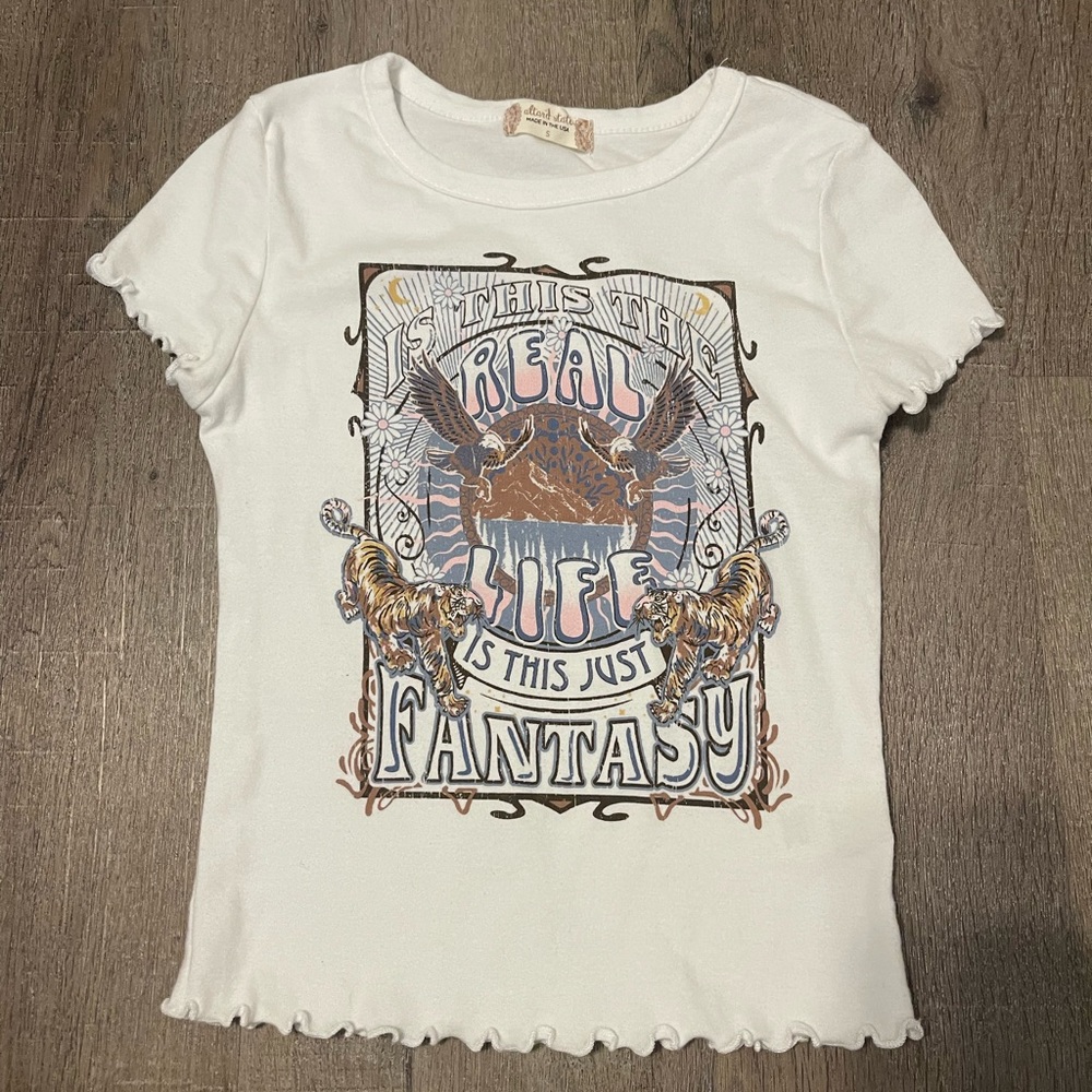 Alter’d state white crop top